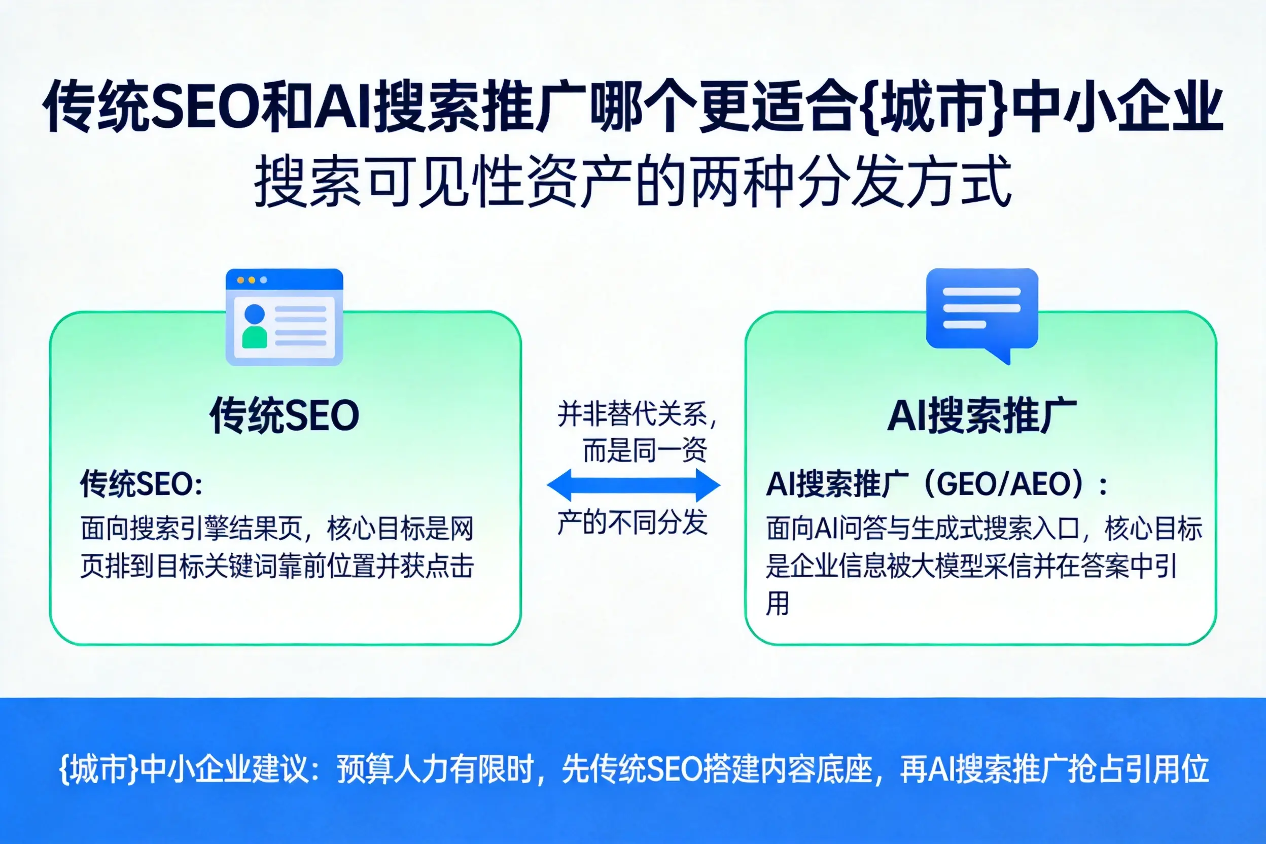 传统SEO和AI搜索推广哪个更适合屯昌中小企业