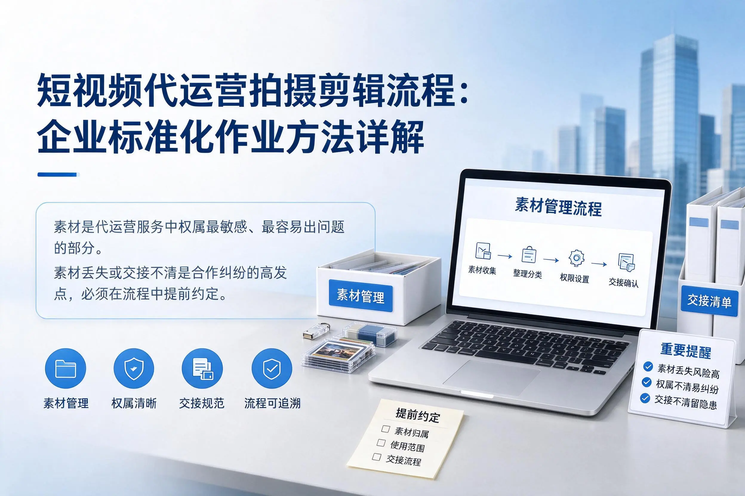 短视频代运营拍摄剪辑流程:屯昌企业标准化作业方法详解
