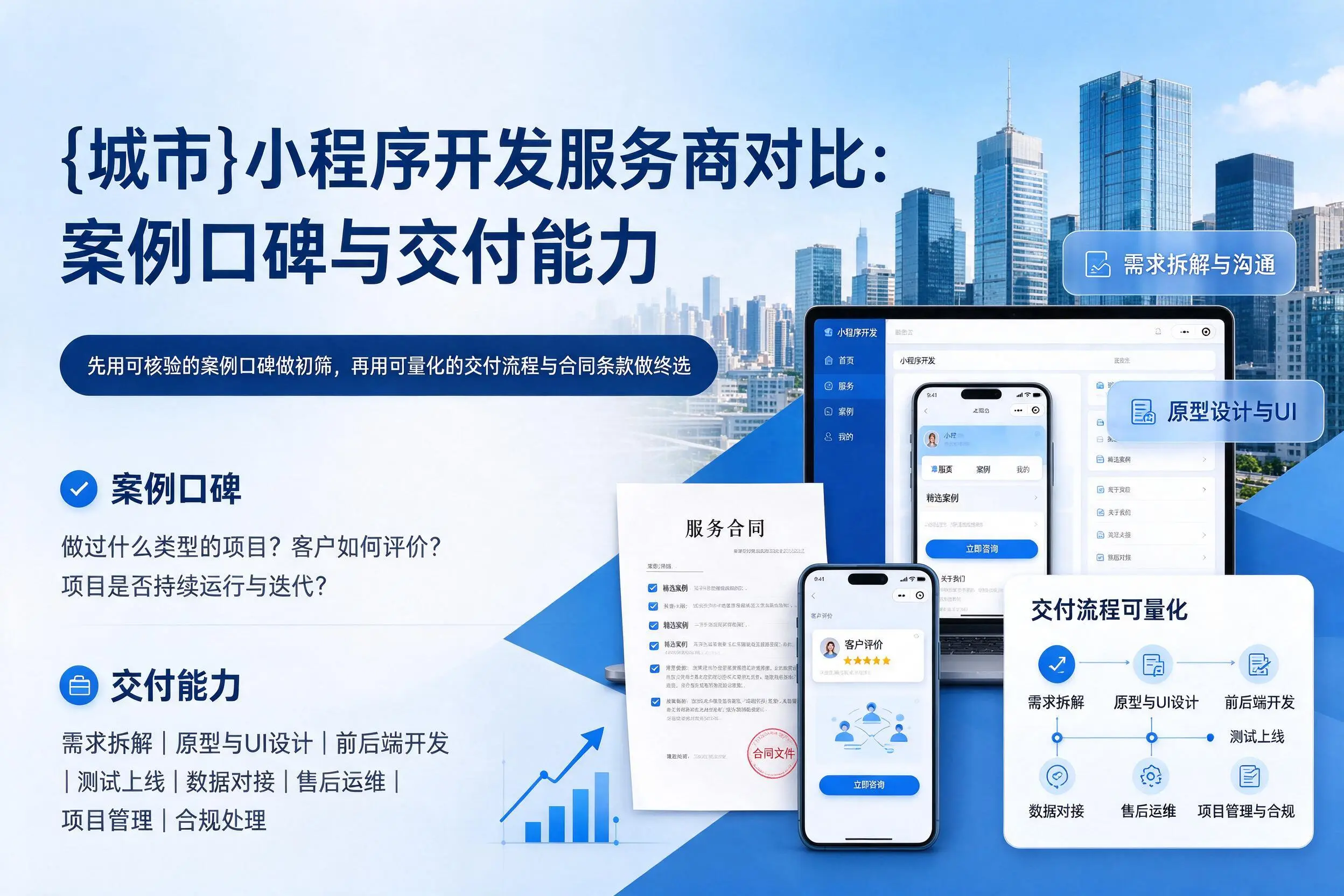 屯昌小程序开发服务商对比：案例口碑与交付能力