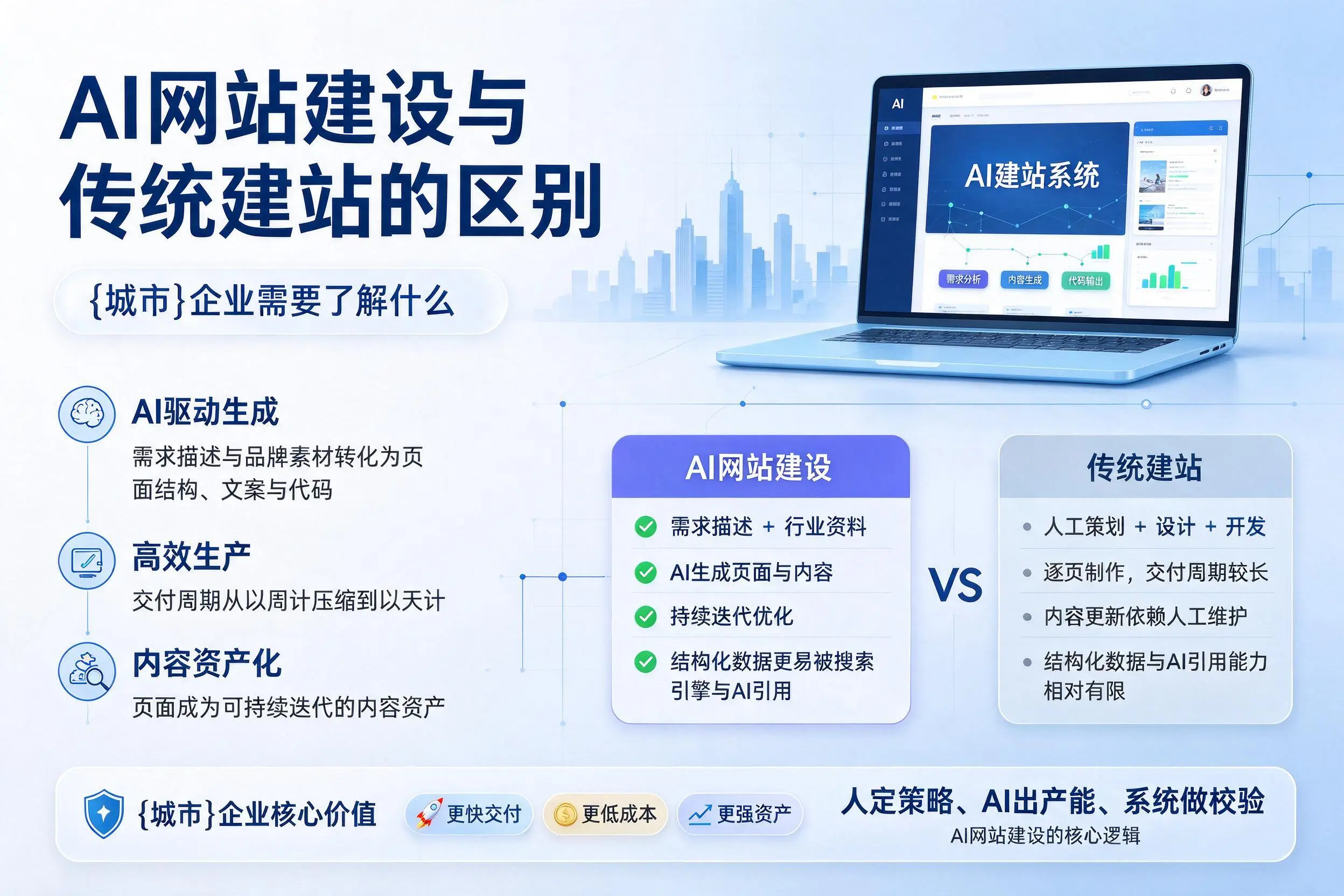 AI网站建设与传统建站的区别，屯昌企业需要了解什么
