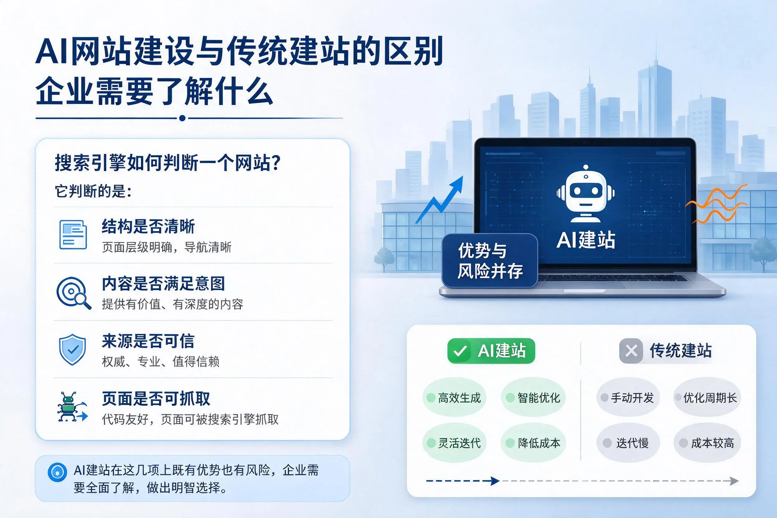 AI网站建设与传统建站的区别，屯昌企业需要了解什么