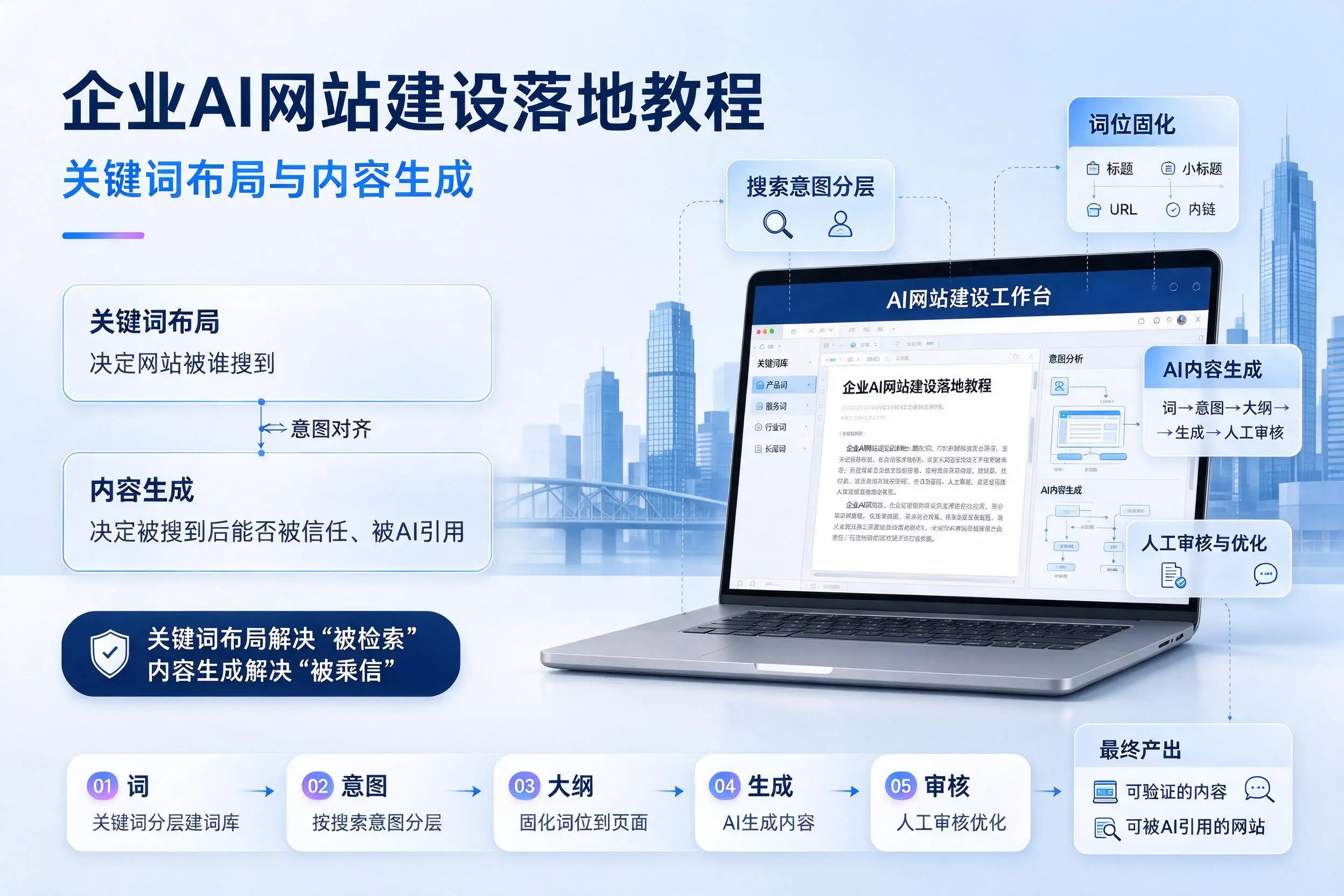 屯昌企业AI网站建设落地教程：关键词布局与内容生成