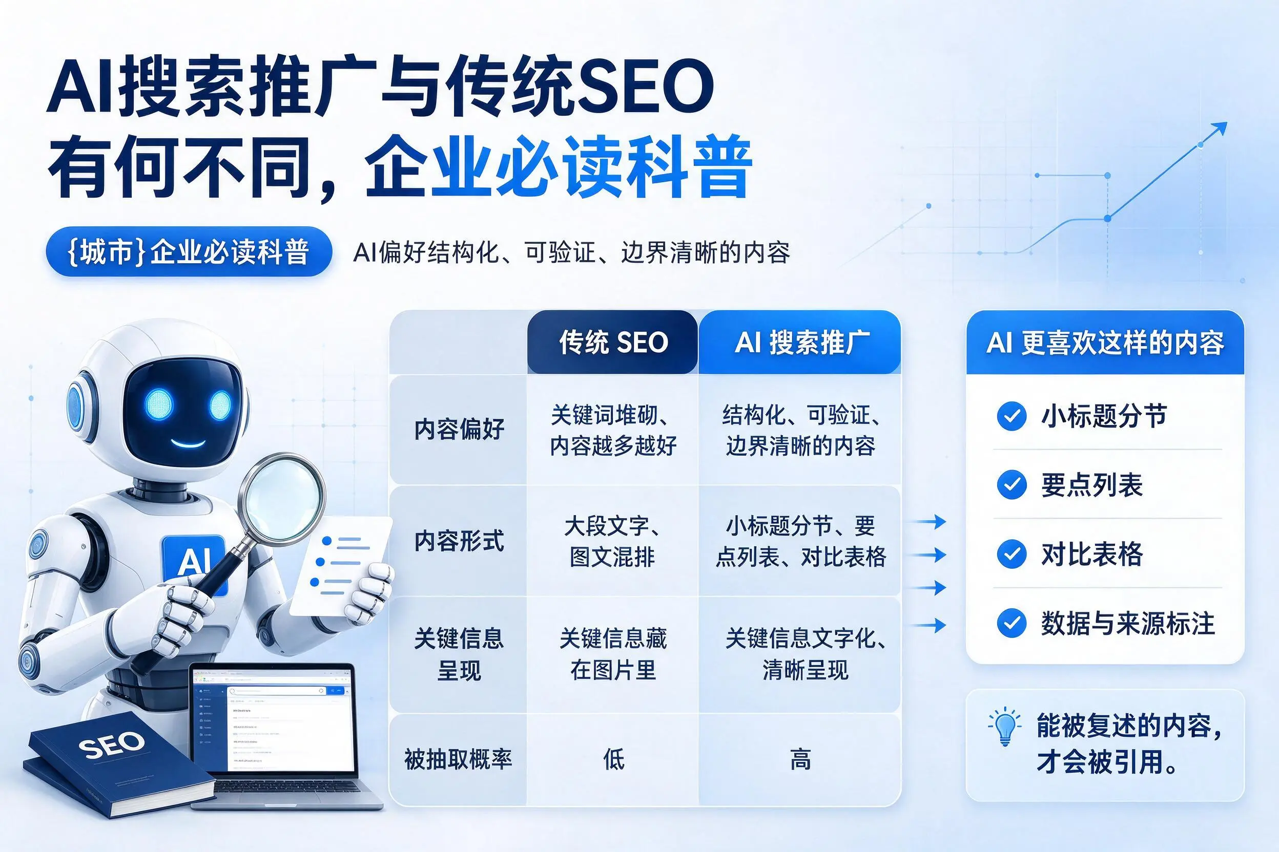 AI搜索推广与传统SEO有何不同，屯昌企业必读科普